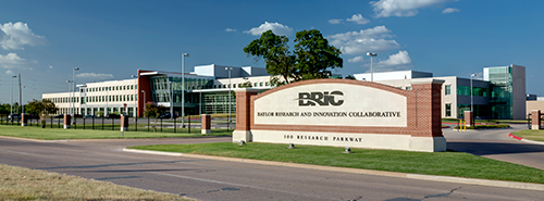 photo of outside Baylor Research Innovation Collaborative building