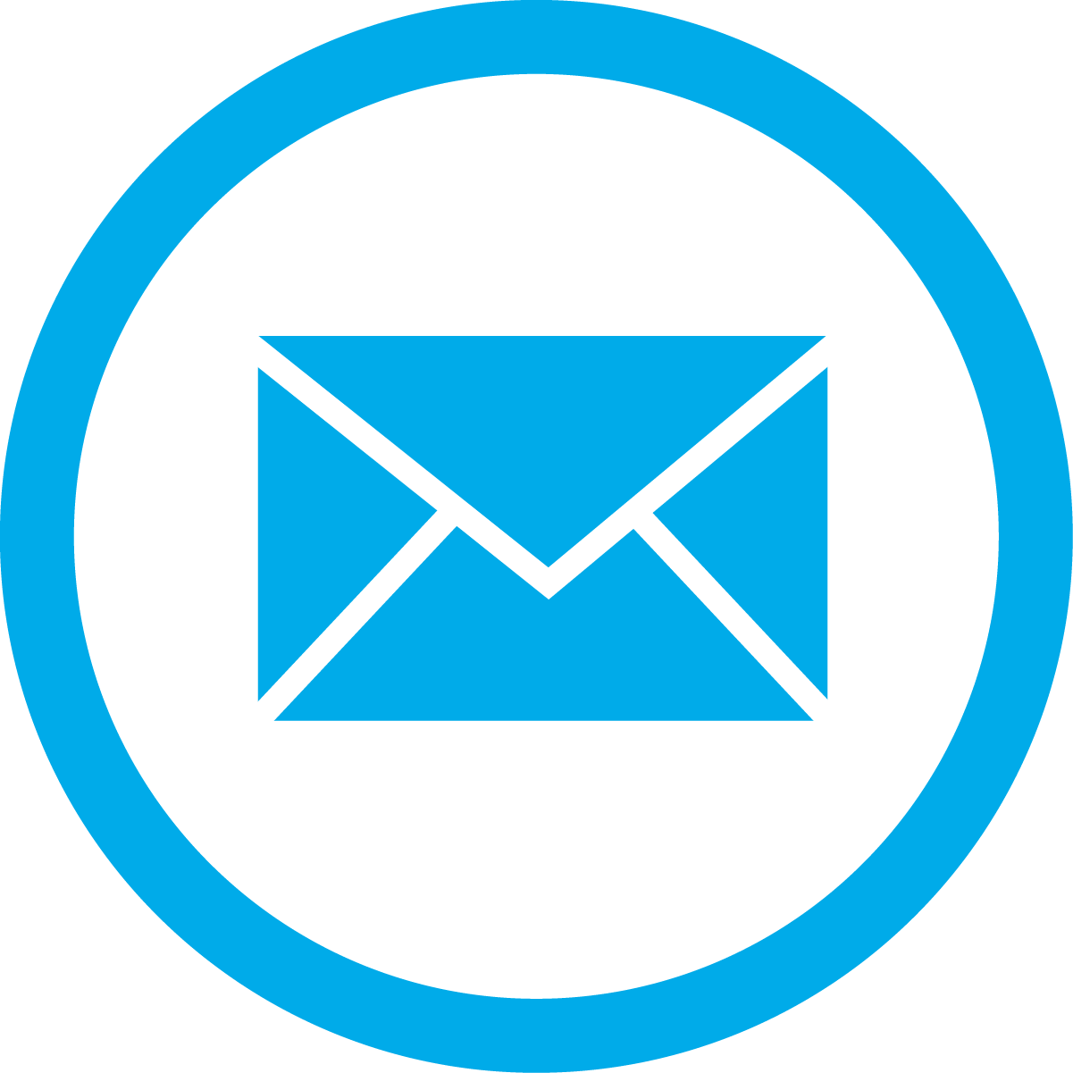Blue Letter - email icon