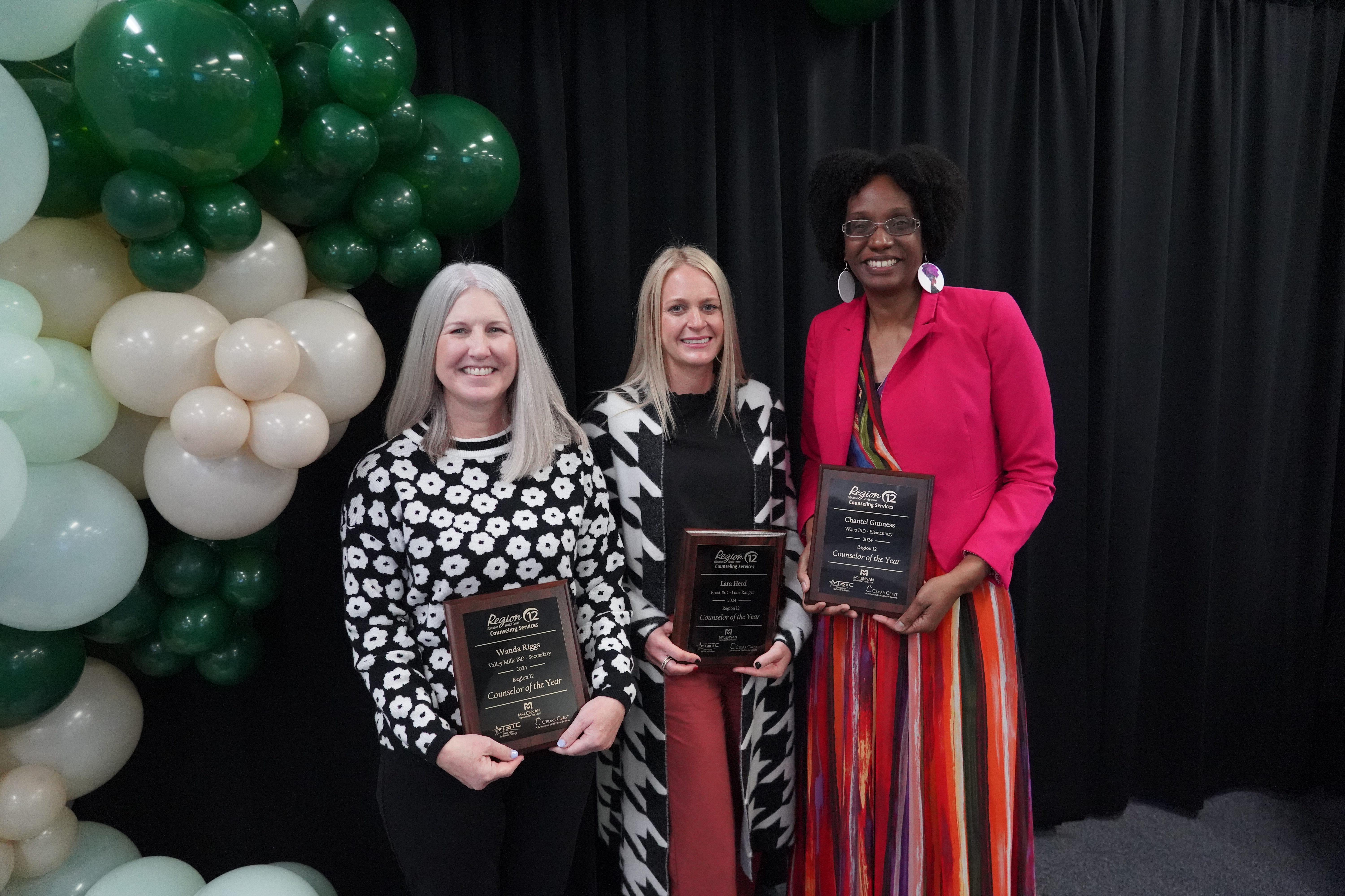 Picture of the 2024 Region 12 Counselor of the Year Winners