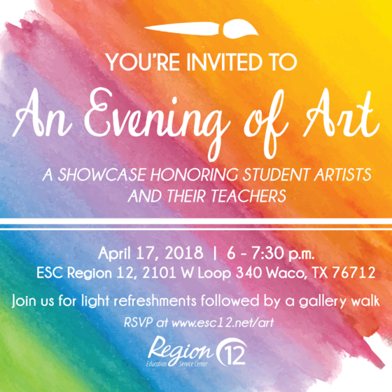 An Evening of Art Invitation