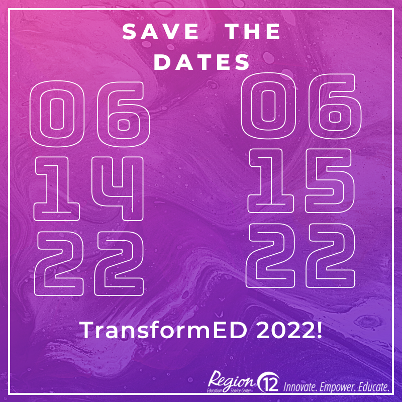 Save The Date TransformEd 2022